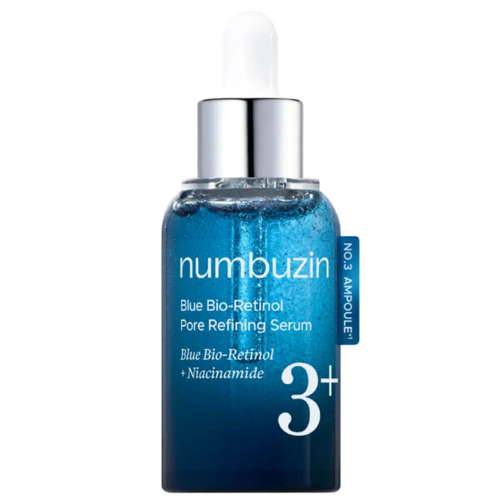 Levně Sérum pro zúžení pórů s bio-retinolem - Numbuzin No.3 Blue Bio-Retinol Pore Refining Serum