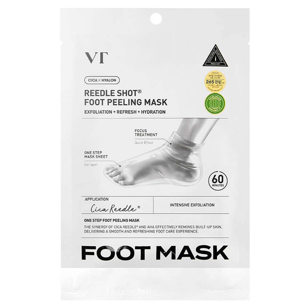 Levně Exfoliační maska na chodidla s mikrojehličkami - VT Cosmetics Reedle Shot Foot Peeling Mask