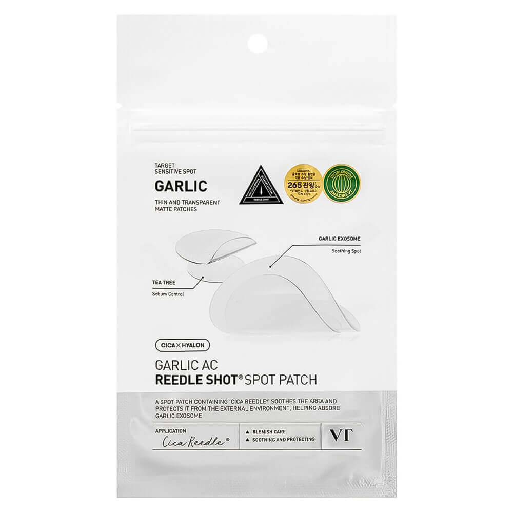 Levně Hojivé náplasti na akné s mikrojehličkami - VT Cosmetics Garlic AC Reedle Shot Spot Patch