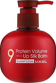 Levně Lehký bezoplachový balzám na vlasy - Masil 9 Protein Volume Up Silk Balm Sweet Love