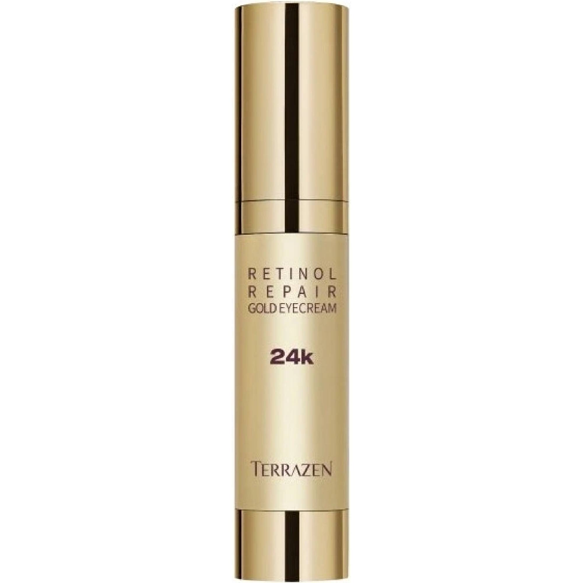 Levně Protivráskový oční krém s Retinolem - Terrazen Retinol Repair Gold Eyecream