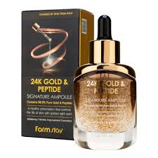Luxusní sérum se Zlatem a Peptidy - Farm Stay 24K Gold&Peptide Signature Ampoule