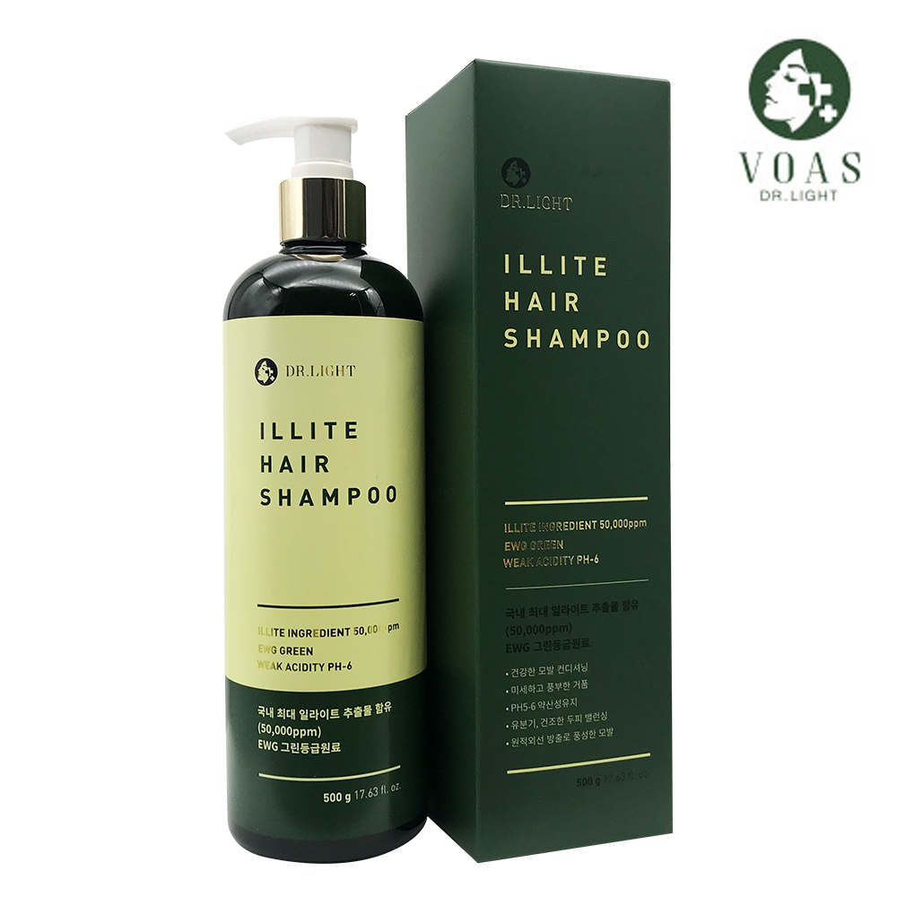 Levně Hloubkově čisticí šampon se Zeleným Jílem - Dr. Light Illite Hair Shampoo