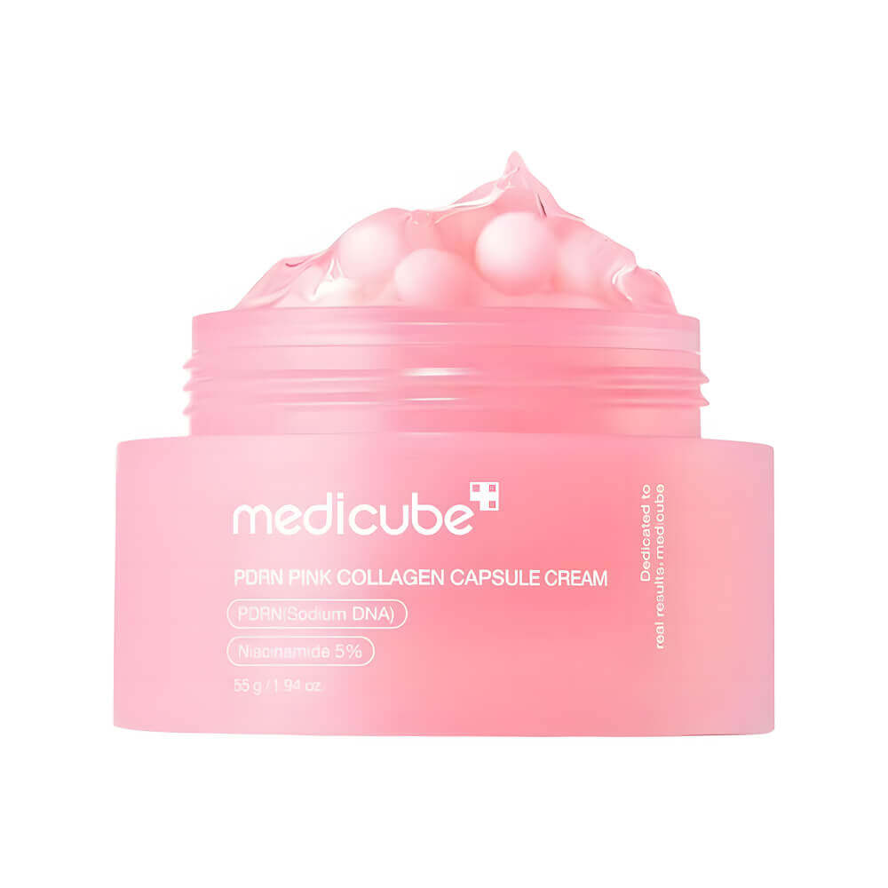 Zpevňující kapslový krém s PDRN - Medicube PDRN Pink Collagen Capsule Cream