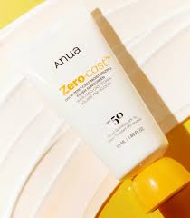 Levně Lehký krém s matujícím finišem - Anua Zero-Cast Moisturizing Finish Sunscreen SPF50+/PA++++