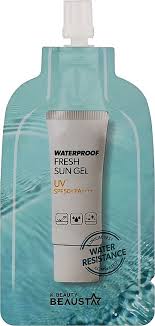 Levně Voděodolný gelový krém s ochranným faktorem - Beausta Waterproof Fresh Sun Gel SPF50+/PA++++