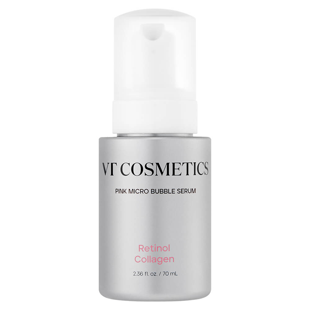 Levně Mikrobublinkové sérum s Retinolem a Kolagenem - VT Cosmetics Retinol Collagen Pink Micro Bubble Serum