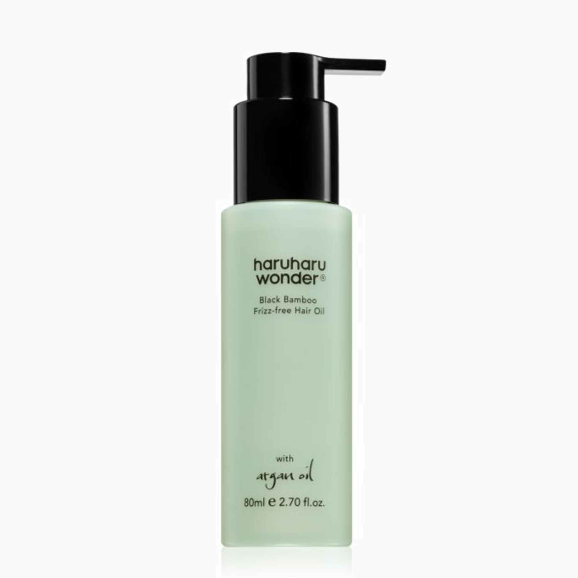 Regenerační vlasový olej s Arganovým olejem - Haruharu Wonder Black Bamboo Frizz-Free Hair Oil