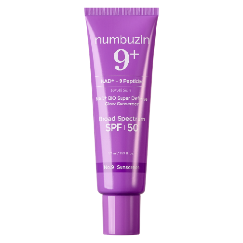 Rozjasňující ochranná essence s Peptidy - Numbuzin 9+NAD Peptides Dewy Sun Essence SPF50+/PA++++