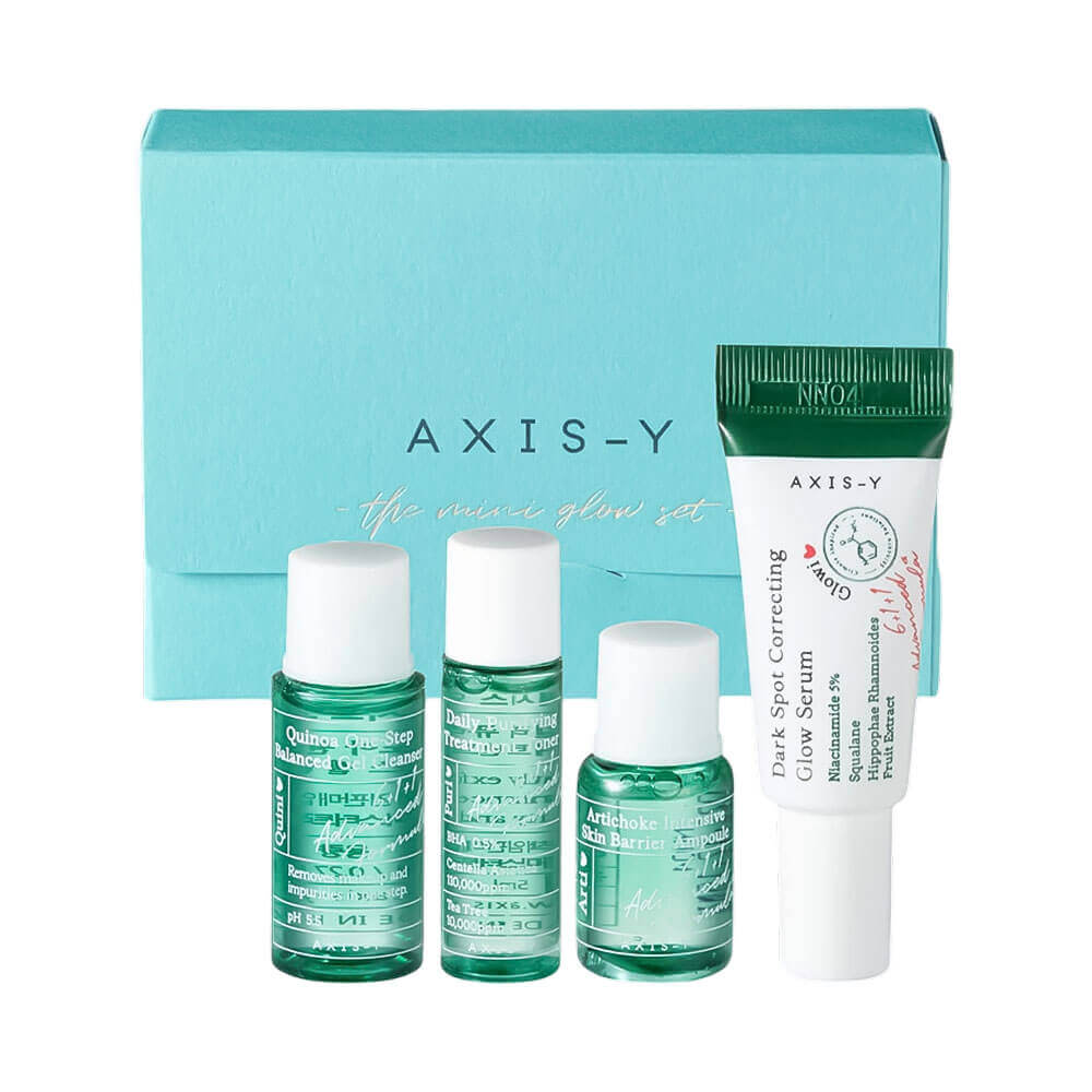 Levně Sada mini-produktů pro rozjasnění pleti - AXIS-Y The Mini Glow Set