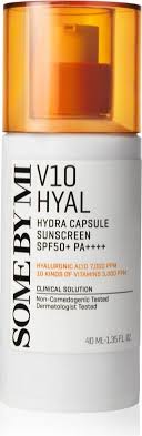 Levně Hydratační opalovací krém - Some By Mi V10 Hyal Hydra Capsule Sunscreen SPF50+/PA++++