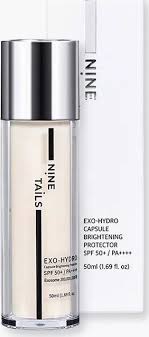 Levně Rozjasňující denní krém s Exosomy - NINE TAILS EXO-HYDRO Capsule Brightening Protector SPF50+/PA++++