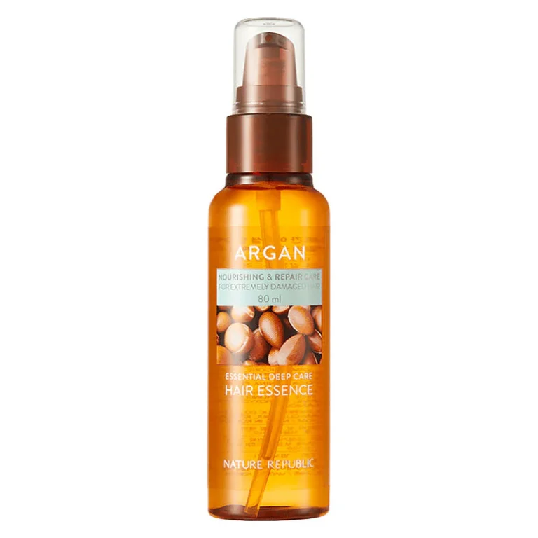 Levně Vyživující Arganový olej na vlasy - Nature Republic Essential Moisture Argan Hair Oil