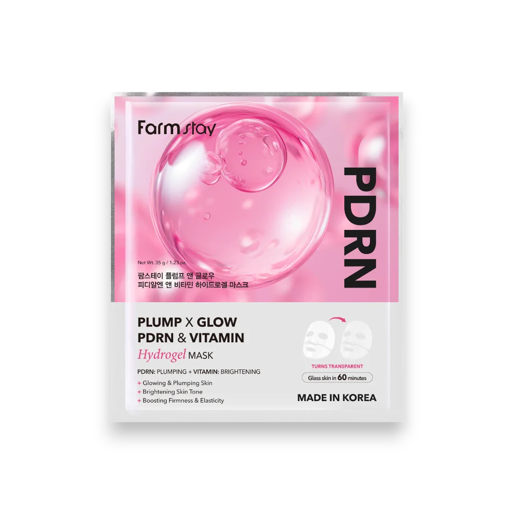 Revitalizační hydrogelová maska s PDRN - Farm Stay PlumpXGlow PDRN&Vitamin Hydrogel mask