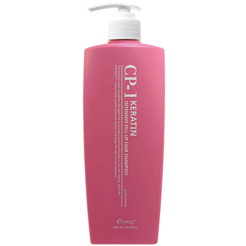 Posilující šampon s Keratinem - Esthetic House CP 1 - Keratin Intensive Fill-up Hair Shampoo Objem: 500 ml