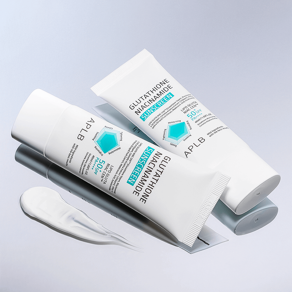 Rozjasňující krém s Niaciamidem - APLB Glutathione Niacinamide Sunscreen SPF50+ PA++++