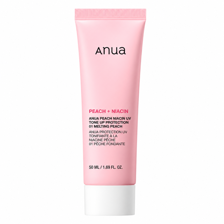 Multifunkční tónovací krém s ochranným faktorem - Anua Peach+Niacin UV Tone Up Protection 01 Melting Peach SPF50+/PA++++