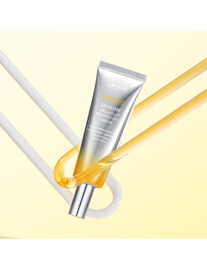 Rozjasňující krém s Niaciamidem a Exosomy - Apothe Mela-Glu Brightening cream