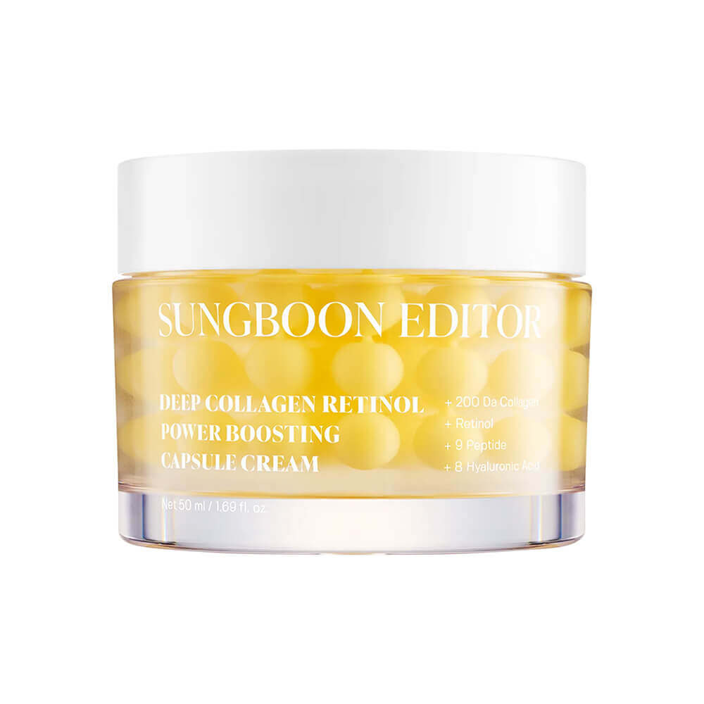Zpevňující krém s Retinolem a Kolagenem - Sungboon Editor Deep Collagen Retinol Power Boosting Capsule Cream