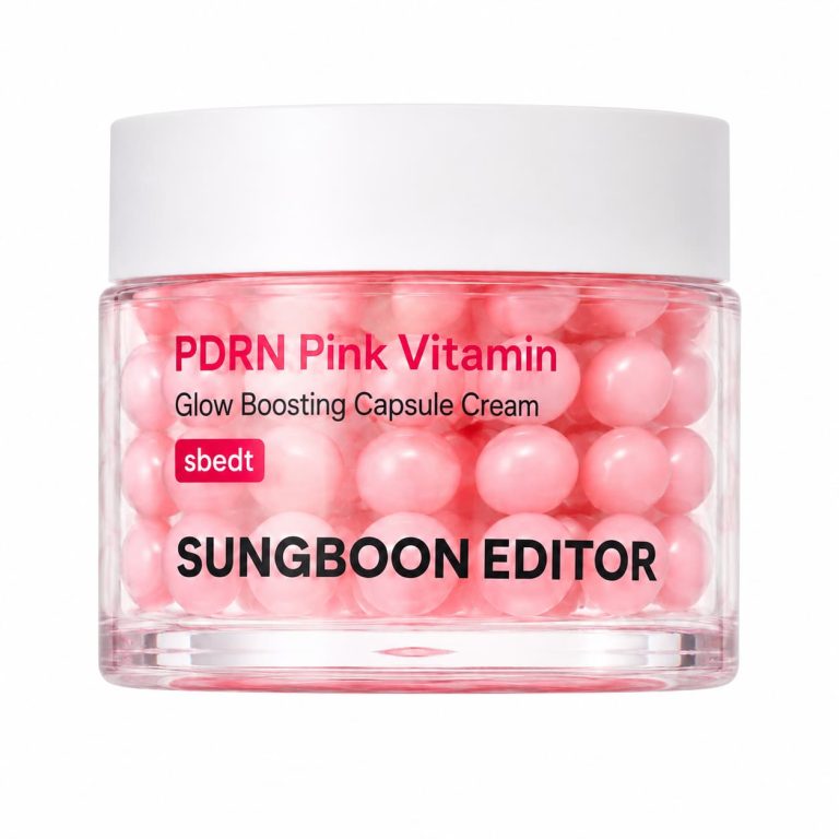 Regenerační kapslový krém s PDRN - Sungboon Editor PDRN Pink Vitamin Glow Boosting Capsule cream
