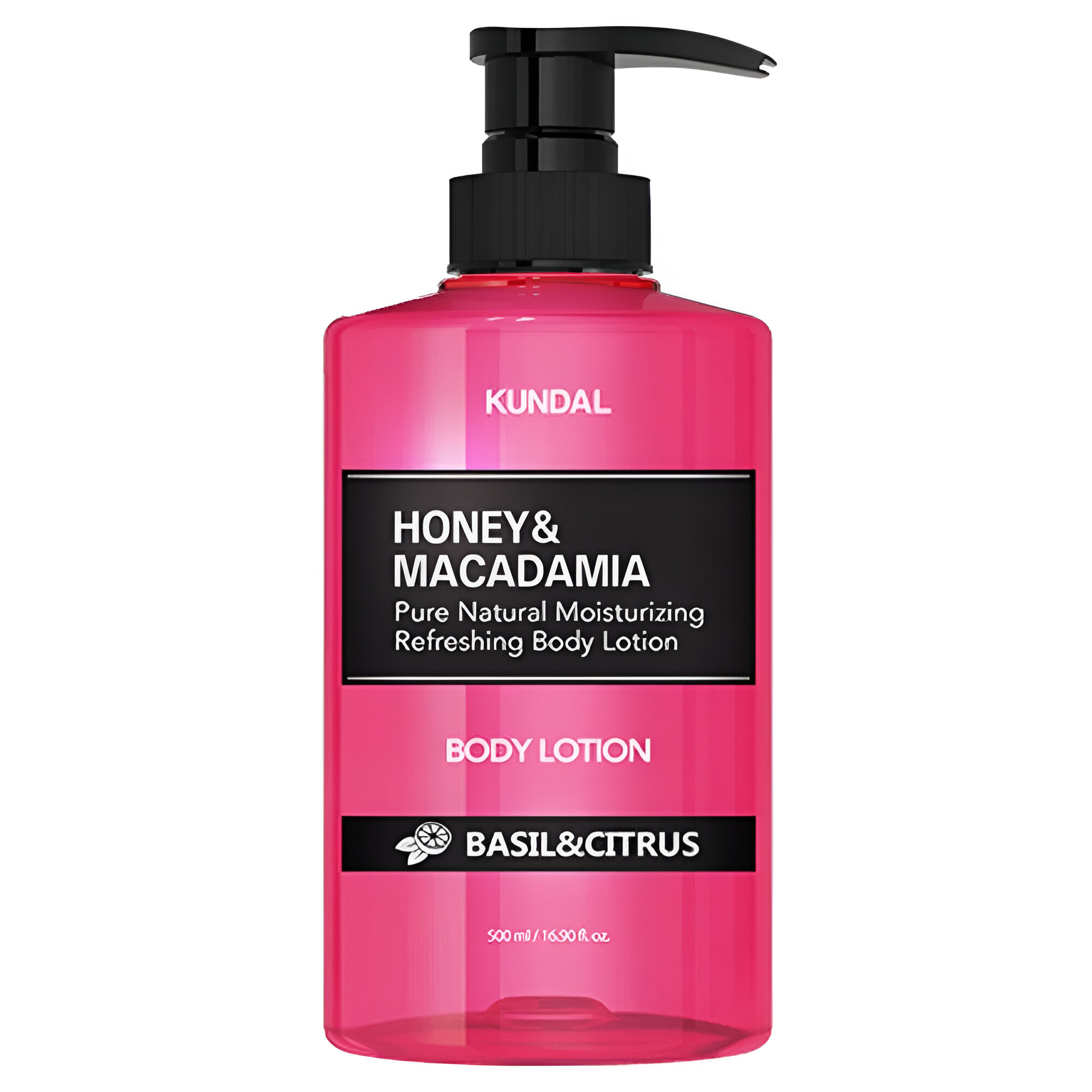 Levně Vyživující, hydratační tělové mléko s medem - Kundal Honey&Macadamia Body Lotion Vůně: Basil Citrus