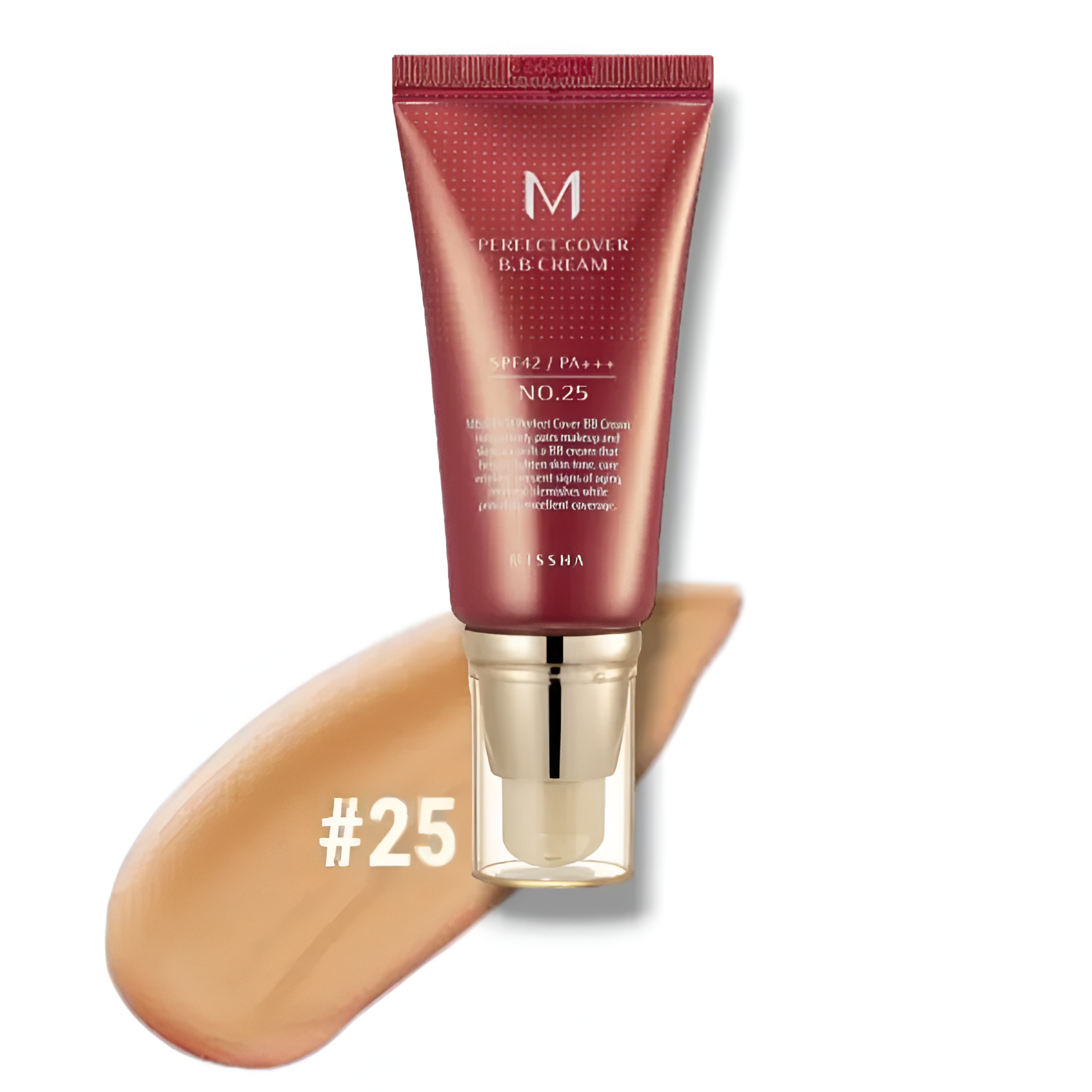 BB krém s ochranným faktorem - Missha Perfect Cover BB Cream odstín: No.25 Warm Beige