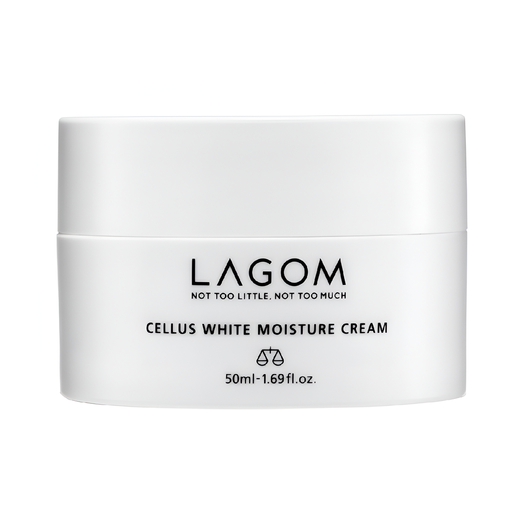 Levně Hydratační, rozjasňující krém s Niaciamidem - LAGOM Cellus White Moisture cream