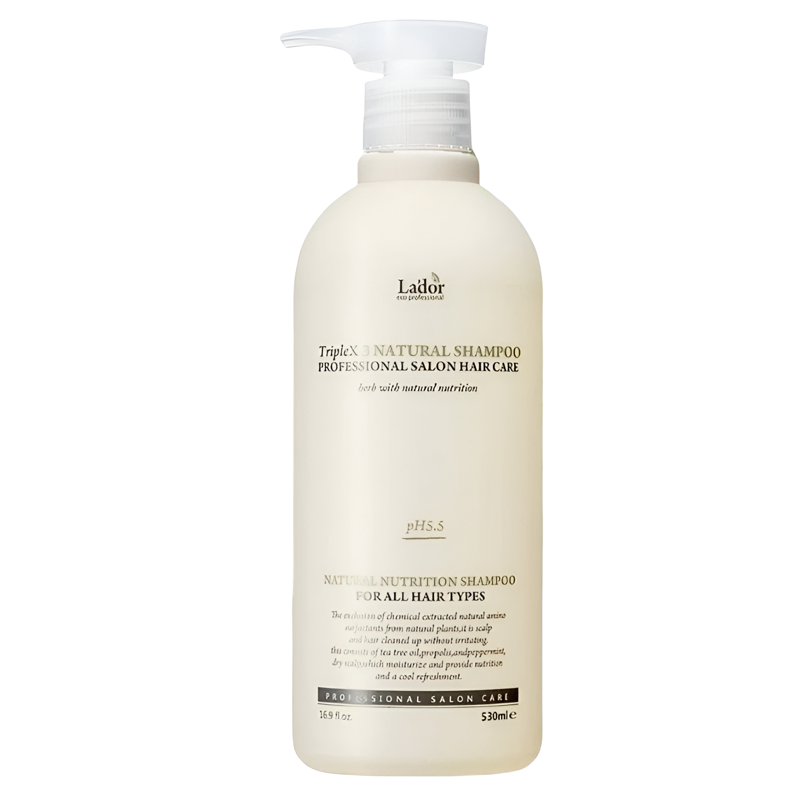 Levně Bezsulfátový organický šampon s esenciálními oleji - La´dor TripleX Natural shampoo Objem: 530 ml