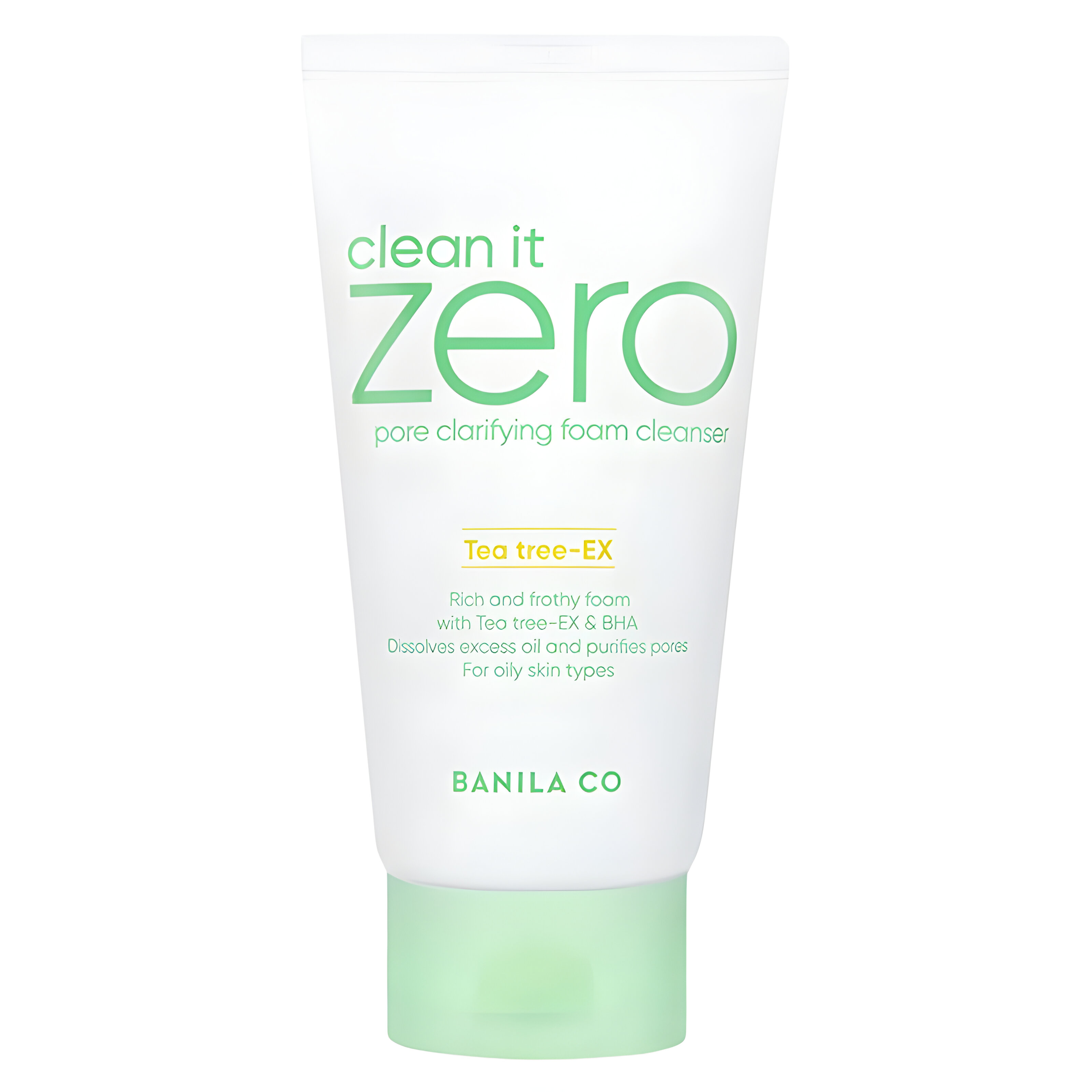 Čistící pěna pro problematickou pleť s kyselinami - Banila Co Clean It zero pore clarifying foam cleanser Tea Tree Ex
