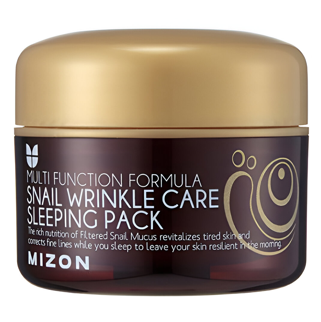 Levně Mizon Snail wrinkle care sleeping pack- regenerační noční maska
