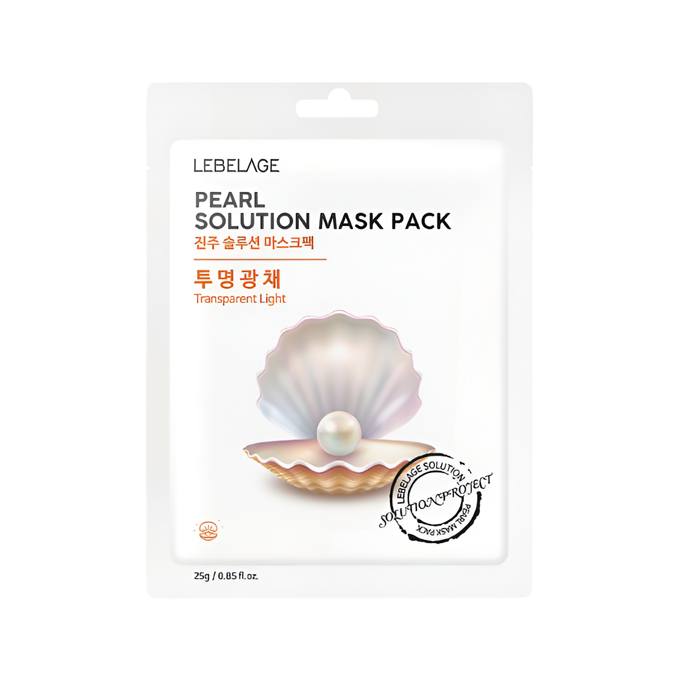 Levně Rozjasňující plátýnková maska s extraktem z Perel - Lebelage Pearl Solution Mask pack