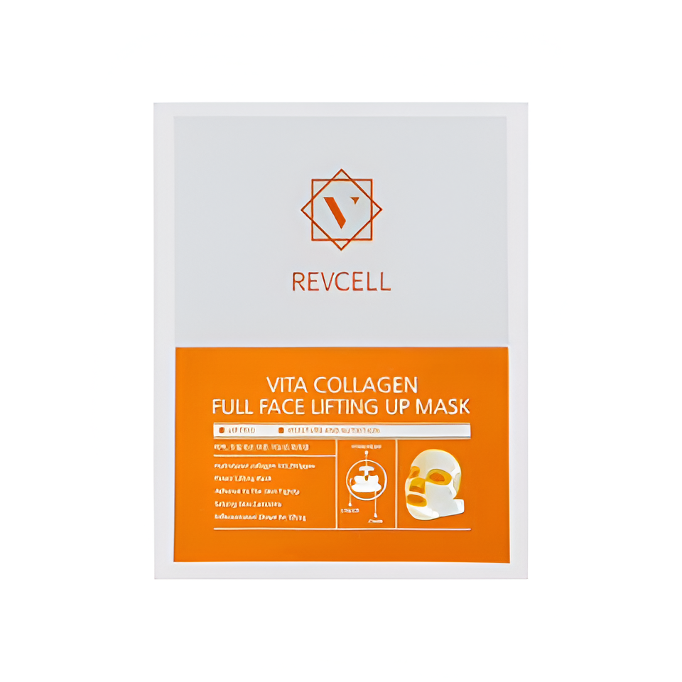 Levně Liftingová pleťová maska - Revcell Vita Collagen Full Face Lifting Up Mask