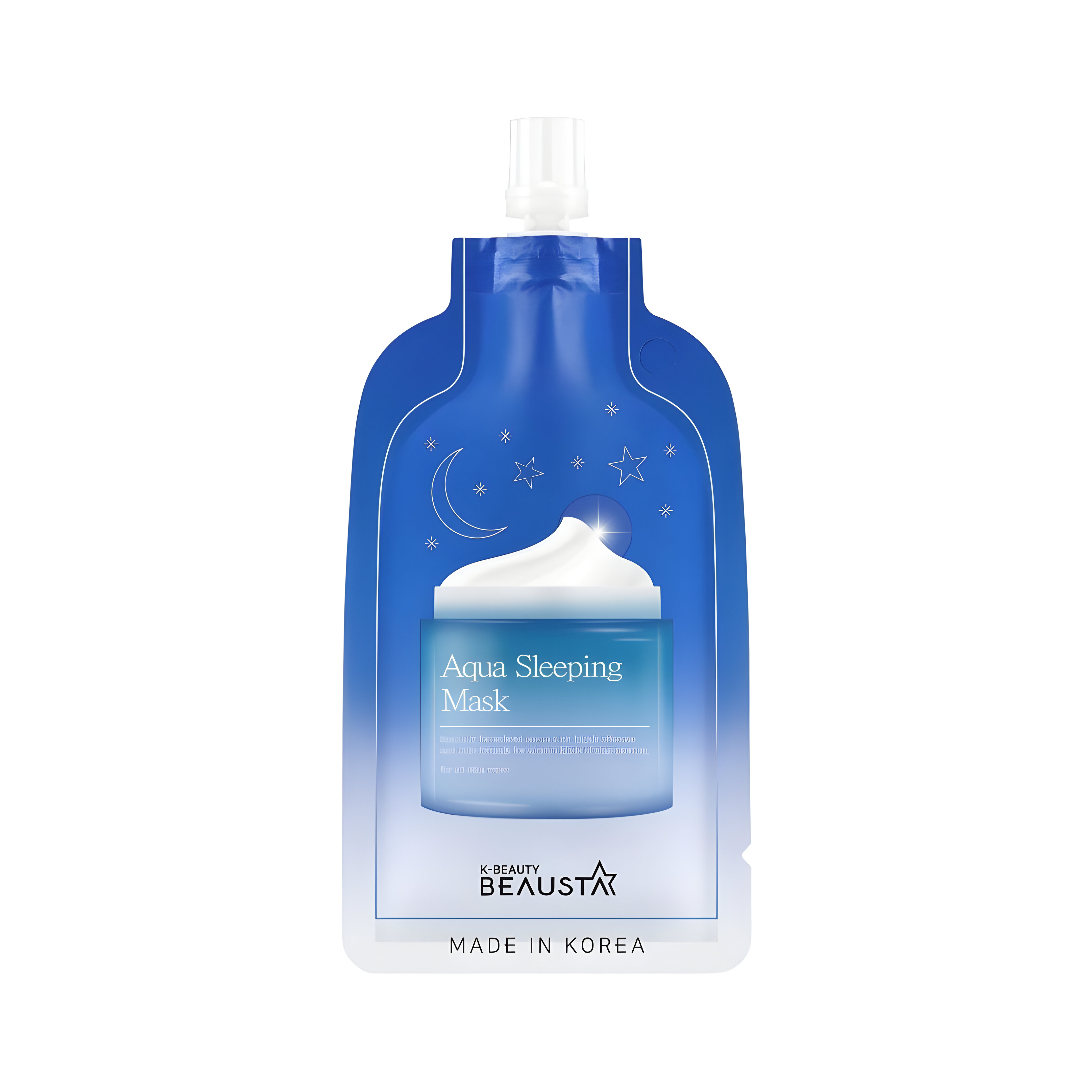 Levně Hydratační krémová noční maska - Beausta Aqua Sleeping Mask