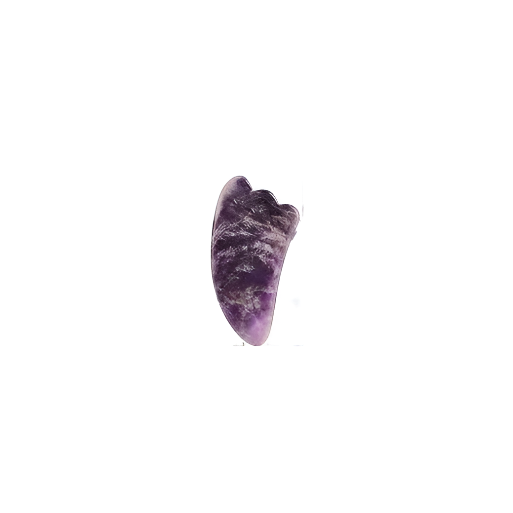 Masážní kámen Gua Sha Amethyst