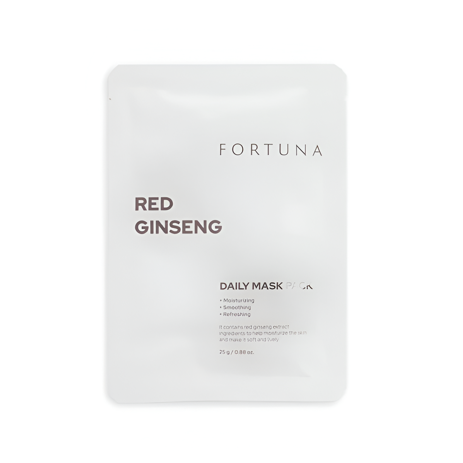 Levně Ženšenová pleťová maska proti vráskám - Fortuna Red Ginseng Daily Mask pack