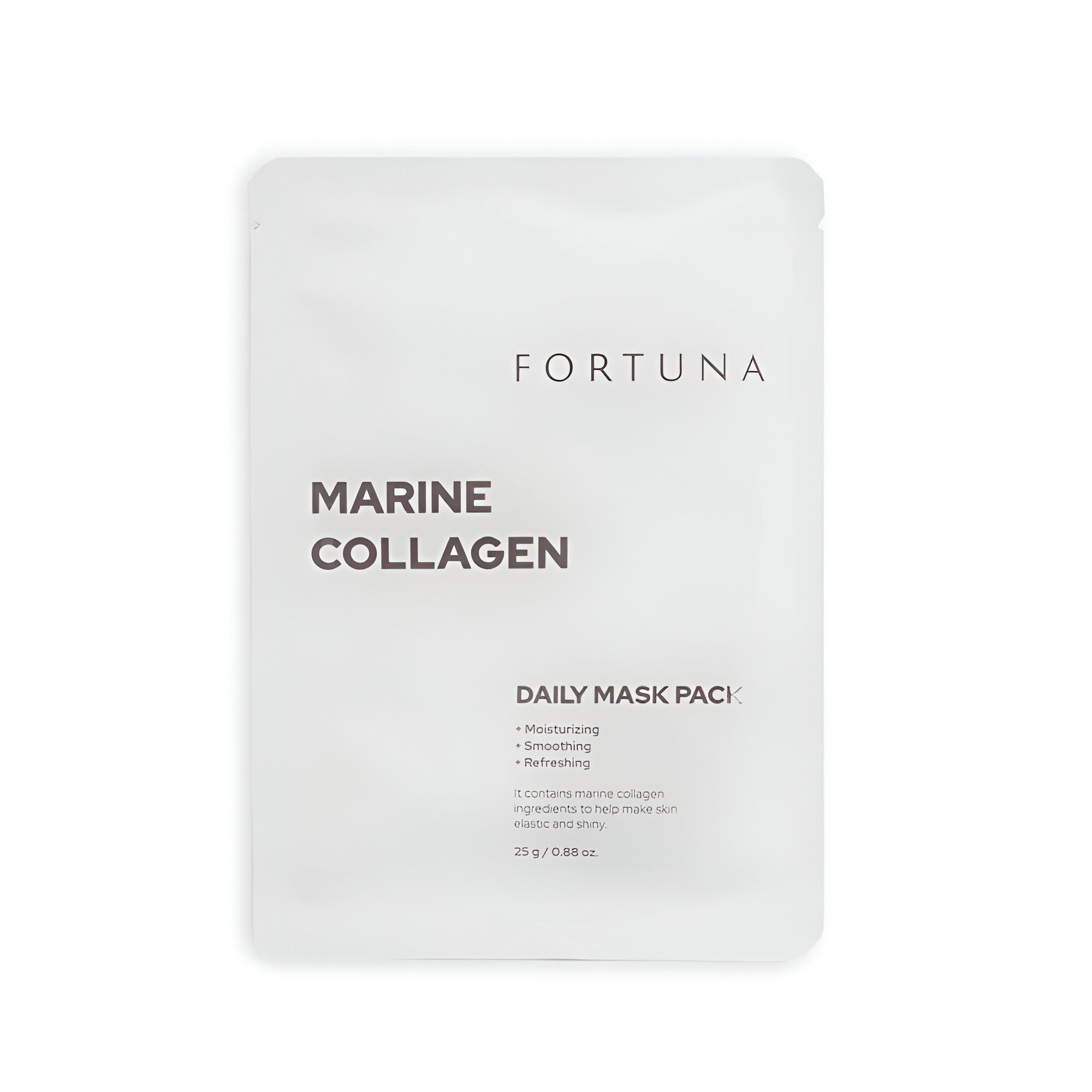 Levně Plátýnková maska s Mořským kolagenem - Fortuna Marine Collagen Daily Mask Pack