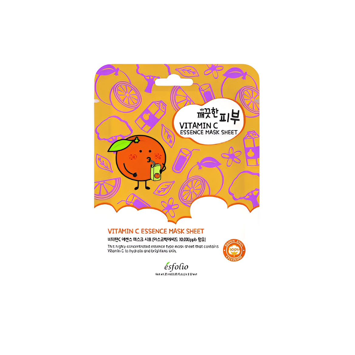 Levně Rozjasňující plátýnková maska s vitamínem C - Esfolio Vitamin C Essence Mask sheet