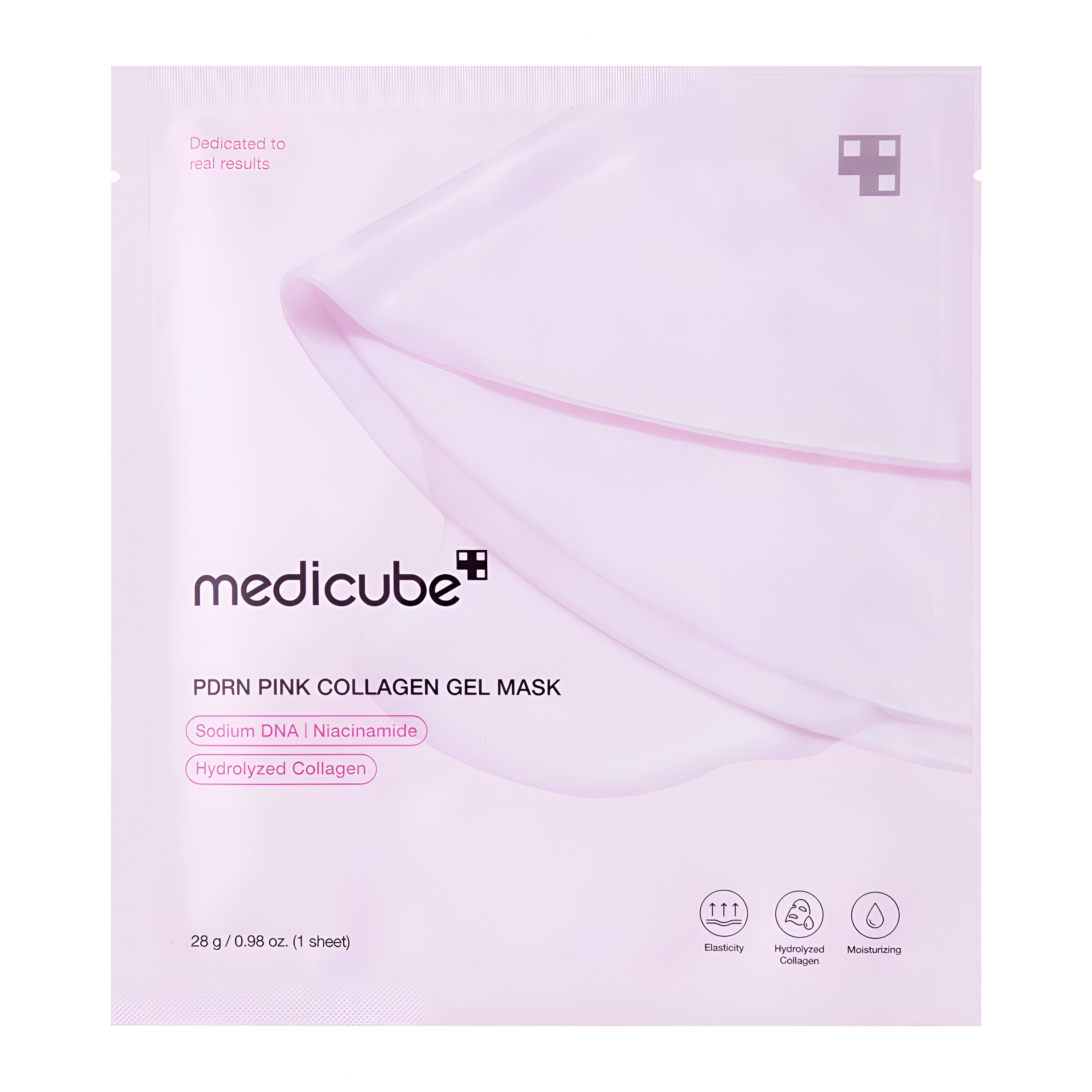 Kolagenová gelová maska s PDRN - Medicube PDRN Pink Collagen Gel mask