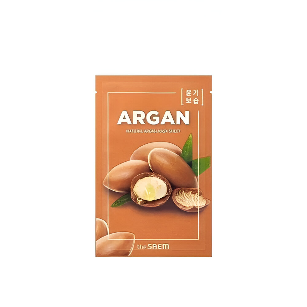 Levně Rozjasňující maska s Arganovým olejem - The Saem Natural Argan Mask Sheet
