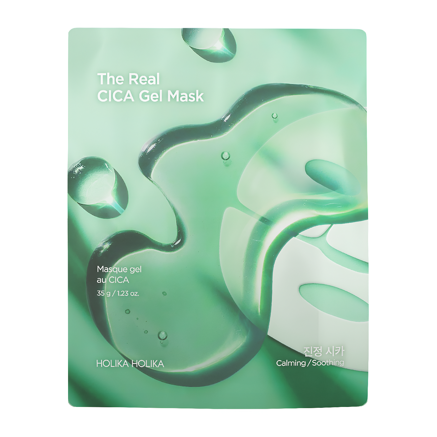 Levně Noční hloubkově zklidňující gelová maska - Holika Holika The Real Cica Gel mask