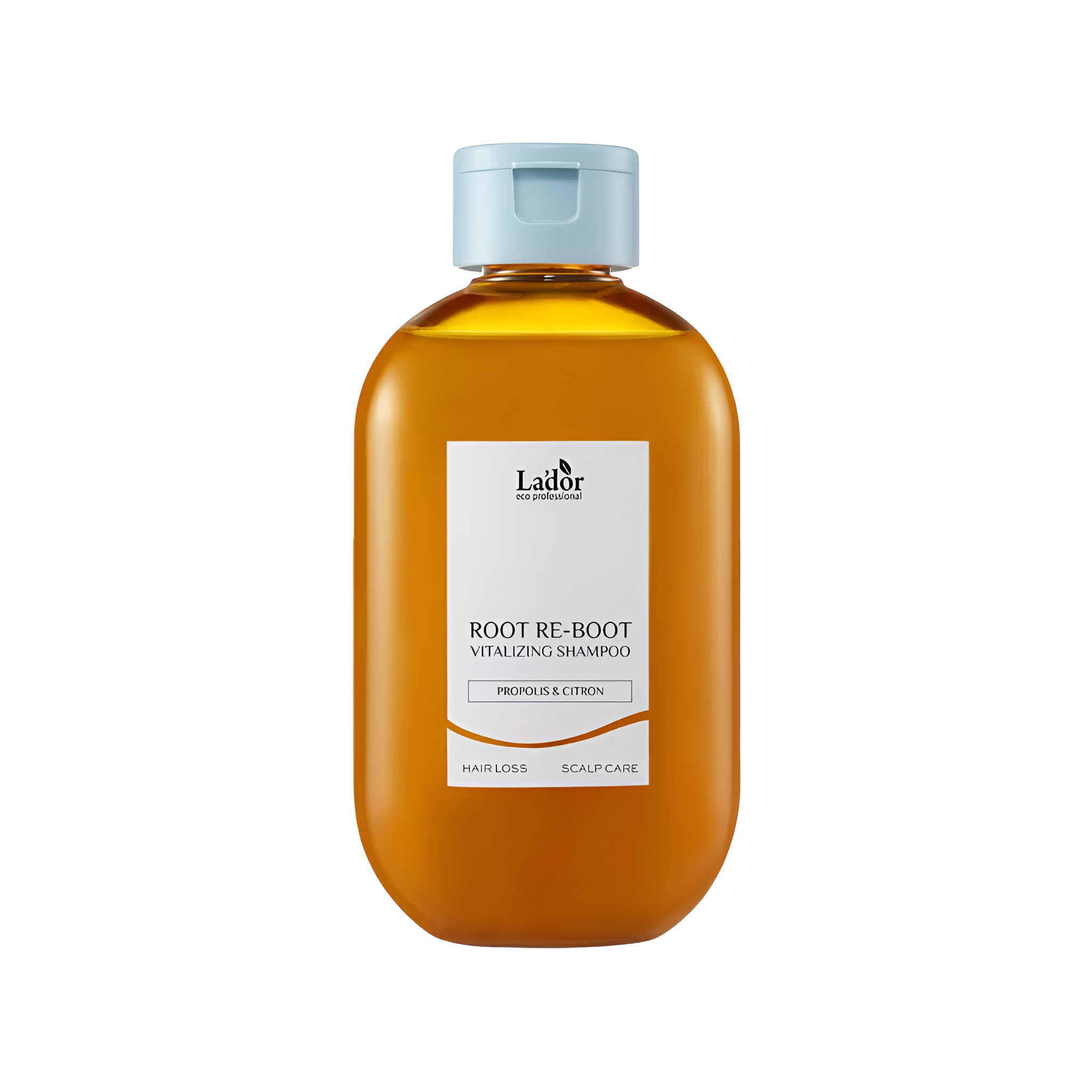 Levně Vyživující šampon podporující růst vlasů s Propolisem a Citronem - La´dor Root Re-Boot Vitalizing Shampoo Propolis & Citron