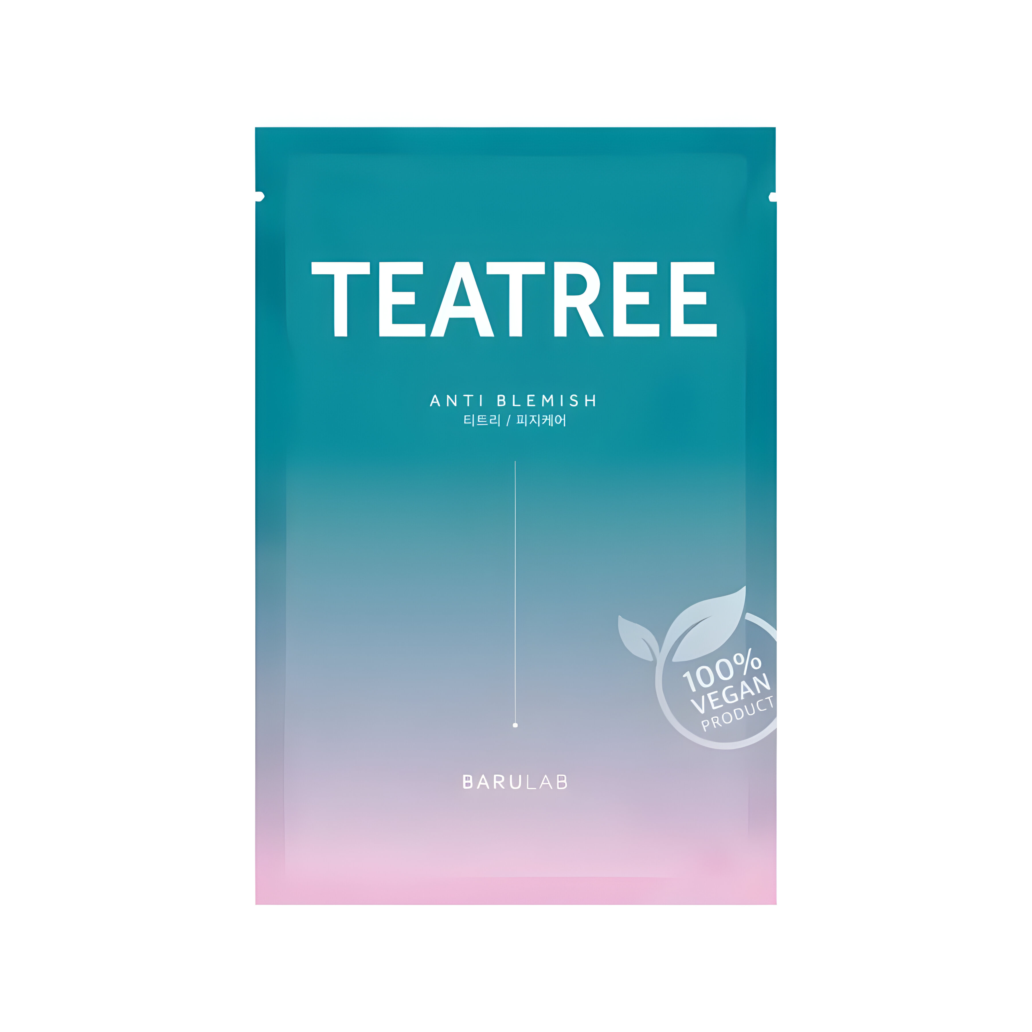 Levně Zklidňující plátýnková maska s Tea Tree - Barulab The Clean Vegan Mask Tea Tree