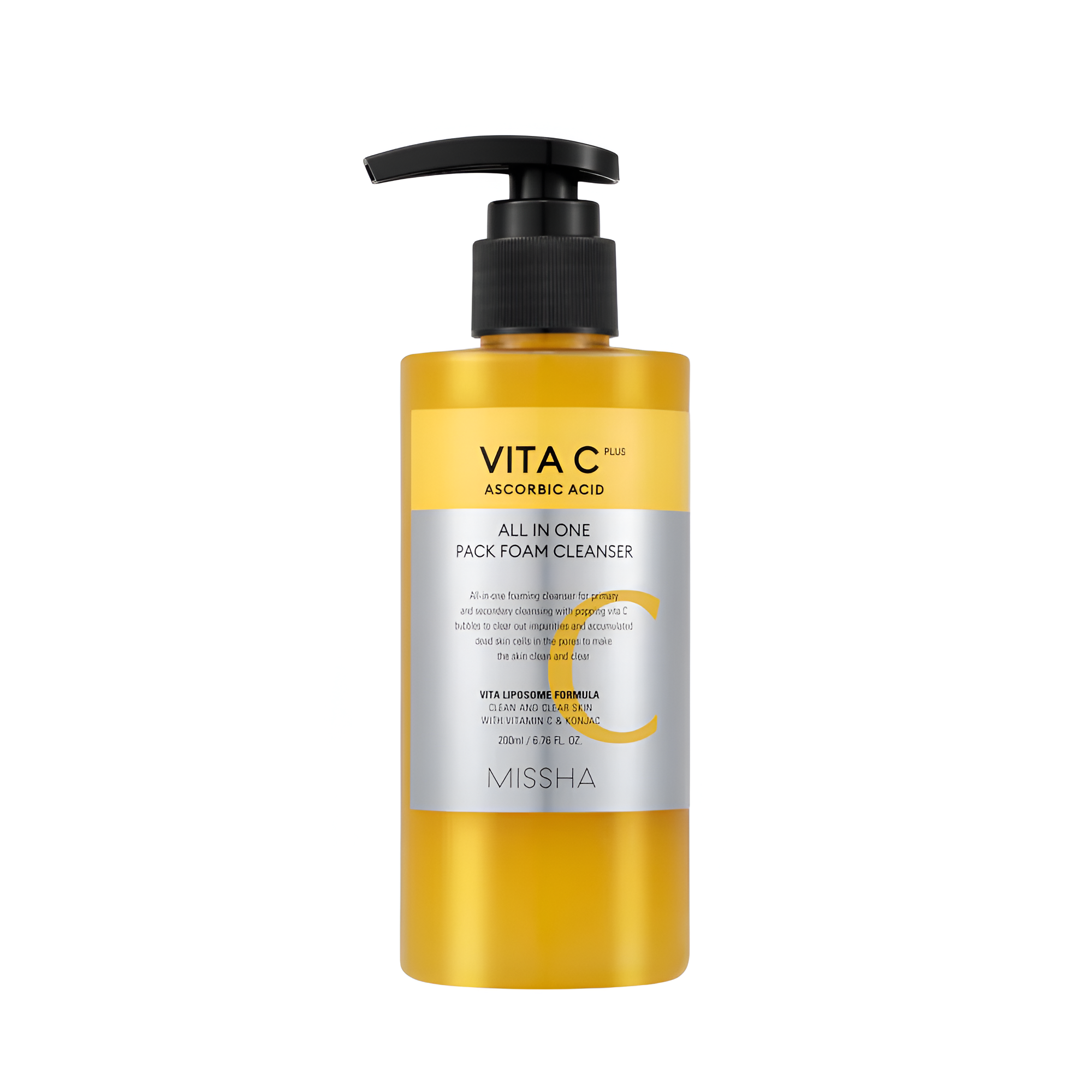 Levně Multifunkční čistící pěna s vitamínem C - Missha Vita C plus Ascorbic Acid All in One pack foam cleanser