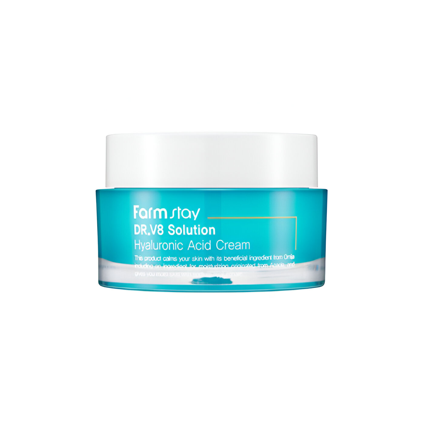 Intenzivně hydratační krém s Kyselinou Hyaluronovou - Farm Stay DR.V8 Solution Hyaluronic Acid cream