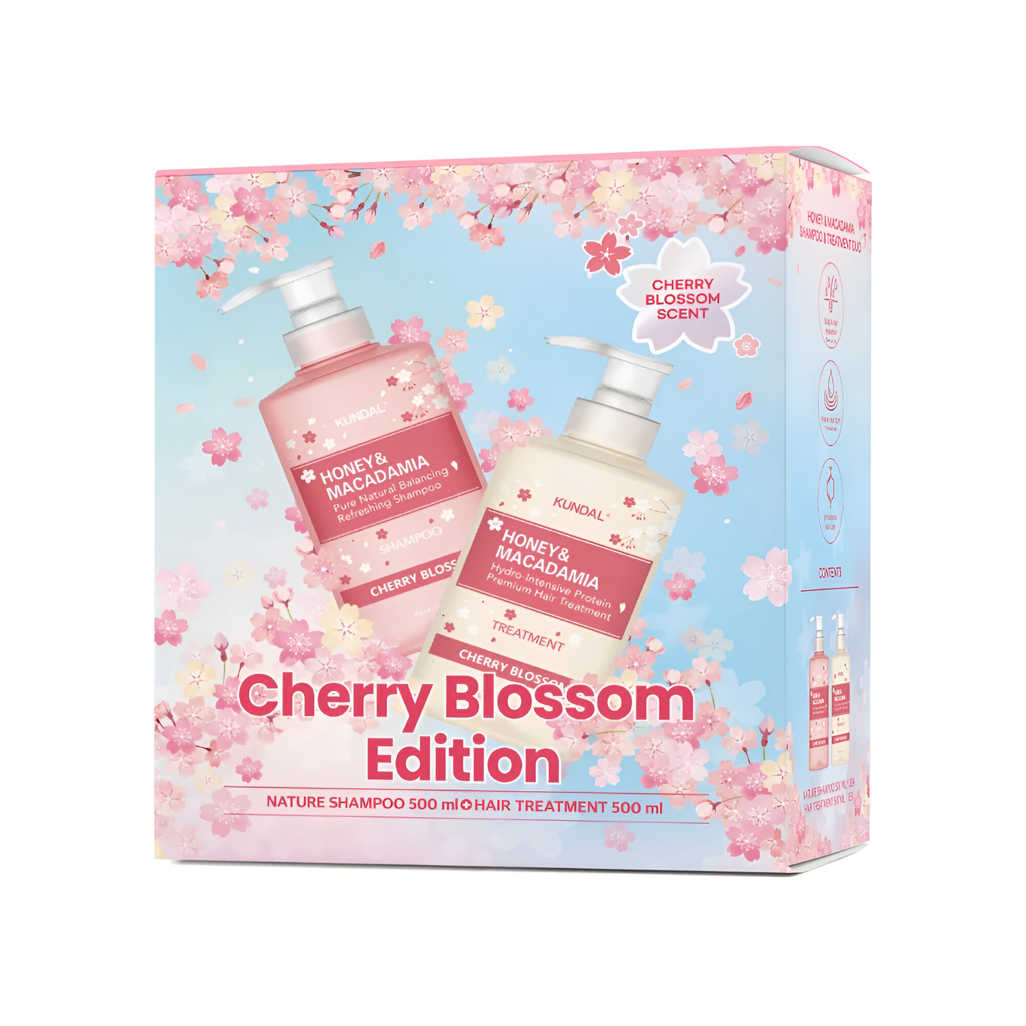 Levně Speciální edice šampon+kondicionér vůně Třešňový květ - Kundal Cherry Blossom Edition