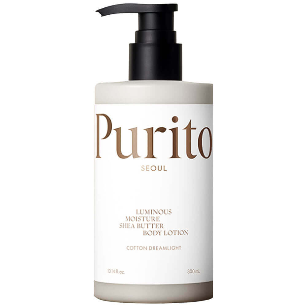 Levně Hydratační tělové mléko s vůní Vanilky - Purito Seoul Luminous Moisture Shea Butter Body Lotion Cotton Dreamlight