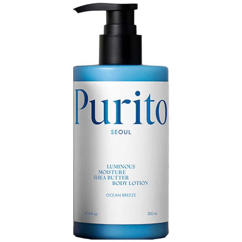 Levně Hydratační tělové mléko s Bambuckým máslem - Purito Seoul Luminous Moisture Shea Butter Body Lotion Ocean Breeze