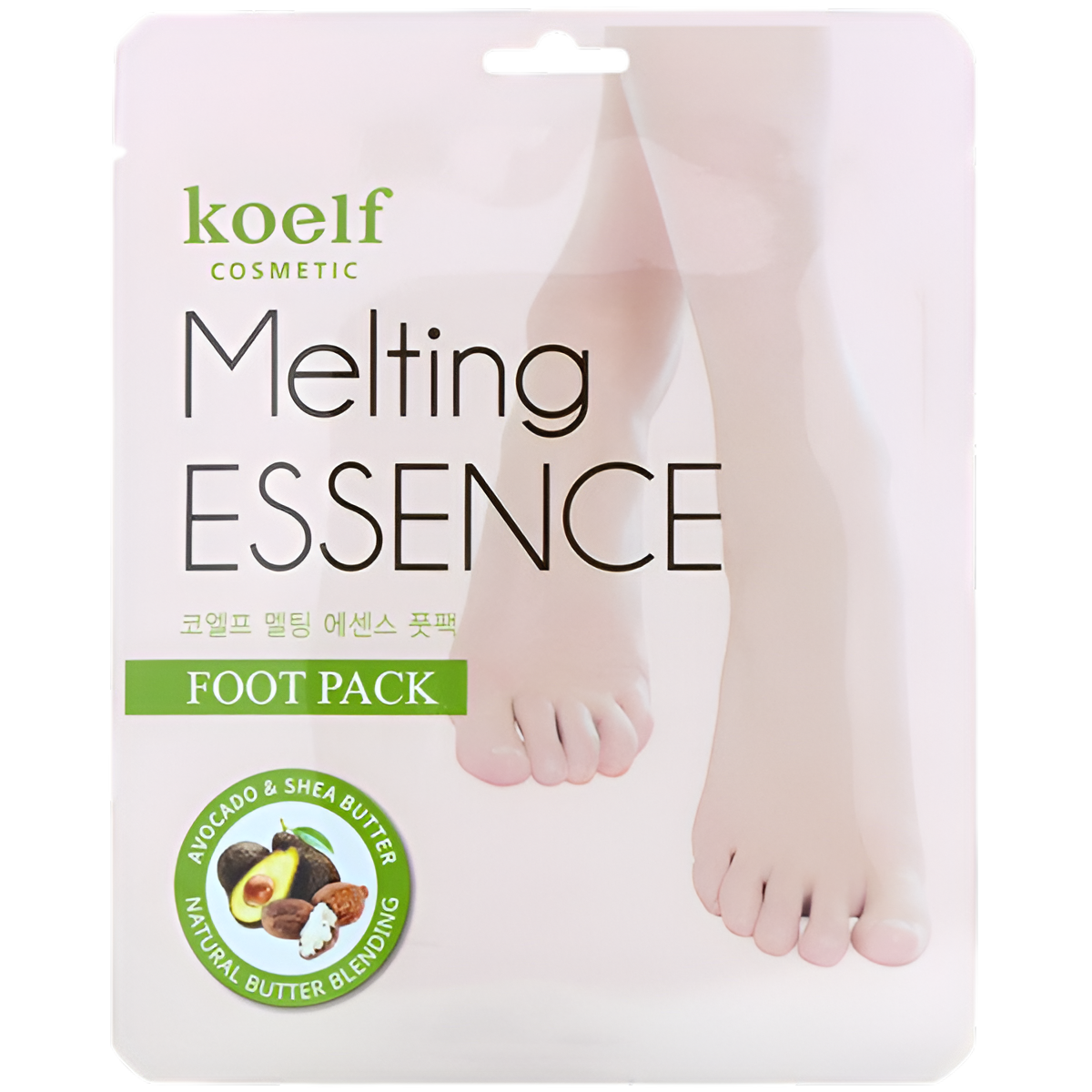 Levně Vyživující maska na nohy s Bambuckým máslem - Koelf Melting Essence Foot pack