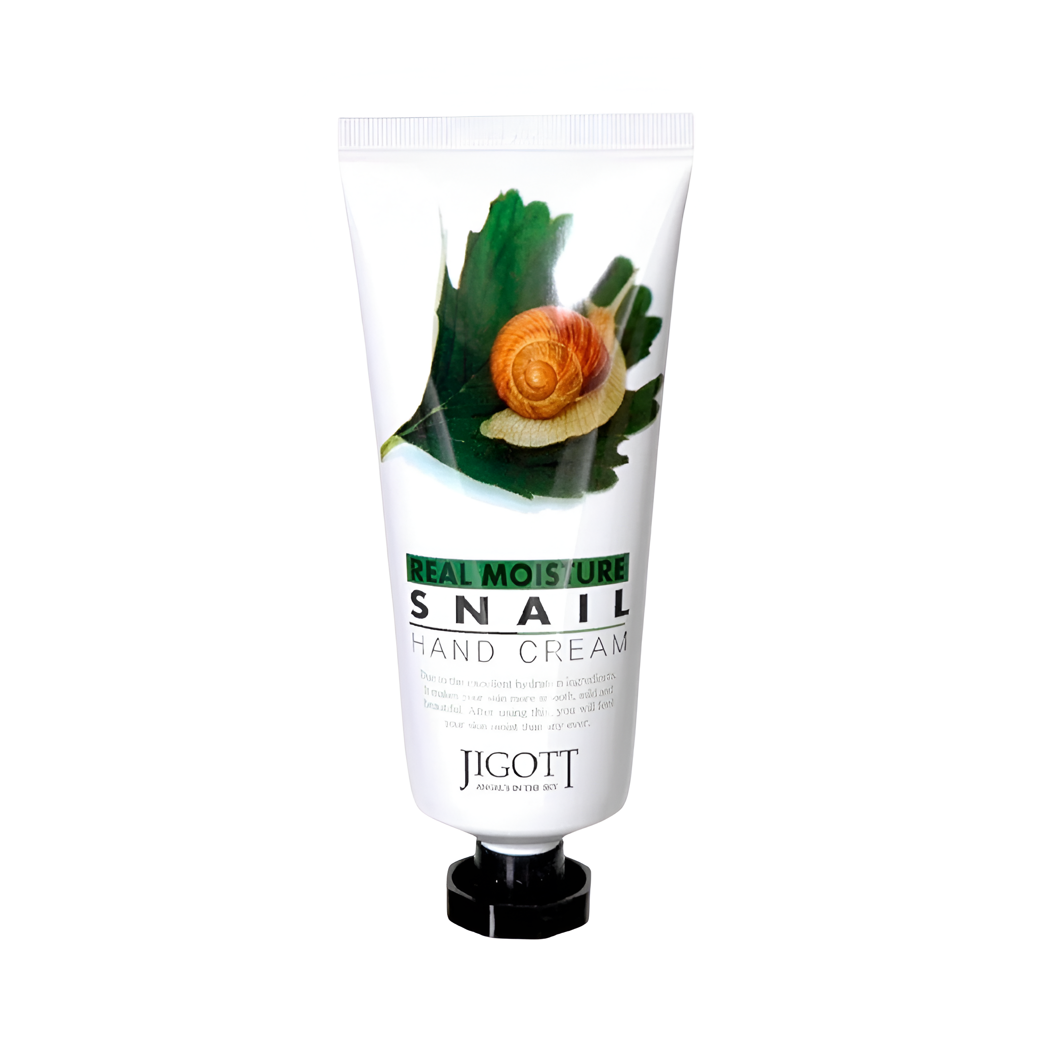 Levně Hydratační a vyživující krém na ruce se šnečím extraktem - Jigott Real Moisture Snail hand cream