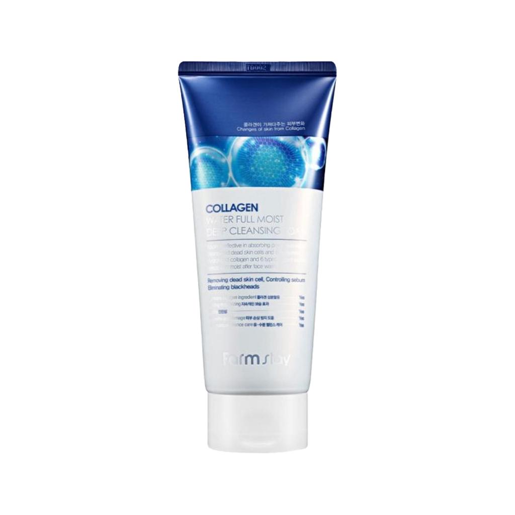 Hloubkově čistící pěna s kolagenem - Farm Stay Collagen Water Full Moist Deep Cleansing foam